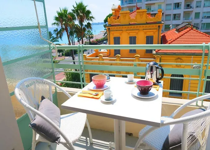 Sea View - Promenade Des 1 Bdr Appartement Nice